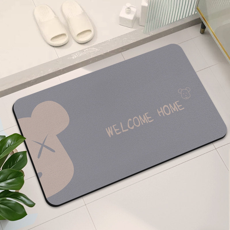 Stylische abstrakte Design Badematte