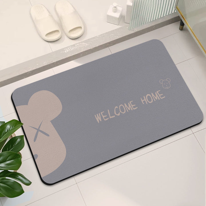 Stylische abstrakte Design Badematte