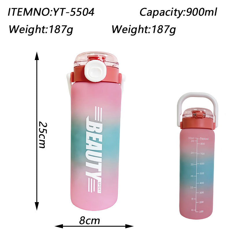 Damen praktische Isolier-Wasserflasche mit sicherem Verschluss Karnz