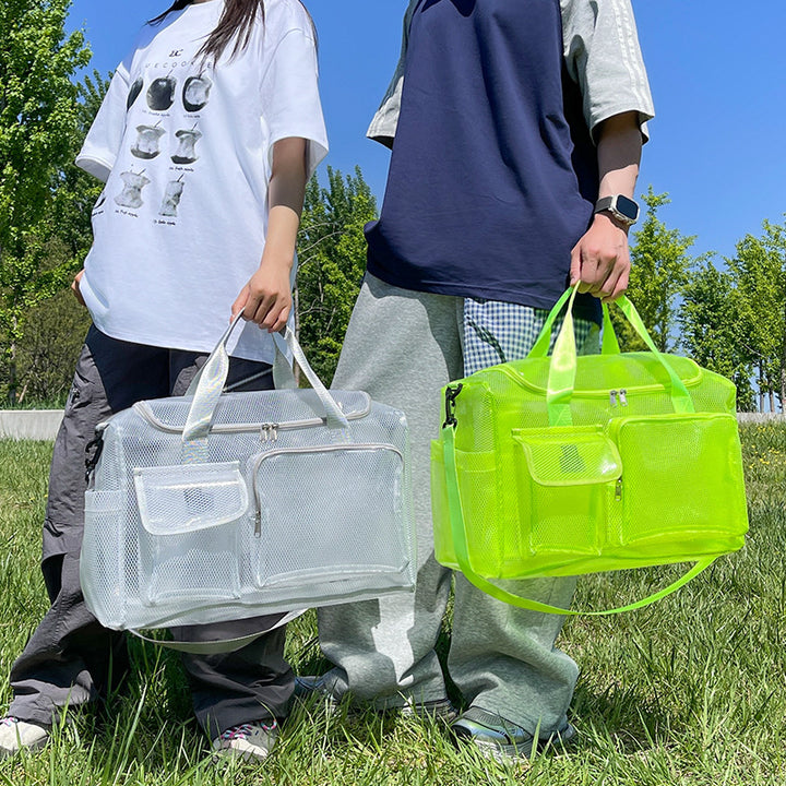 Transparente Gym- und Reisetasche