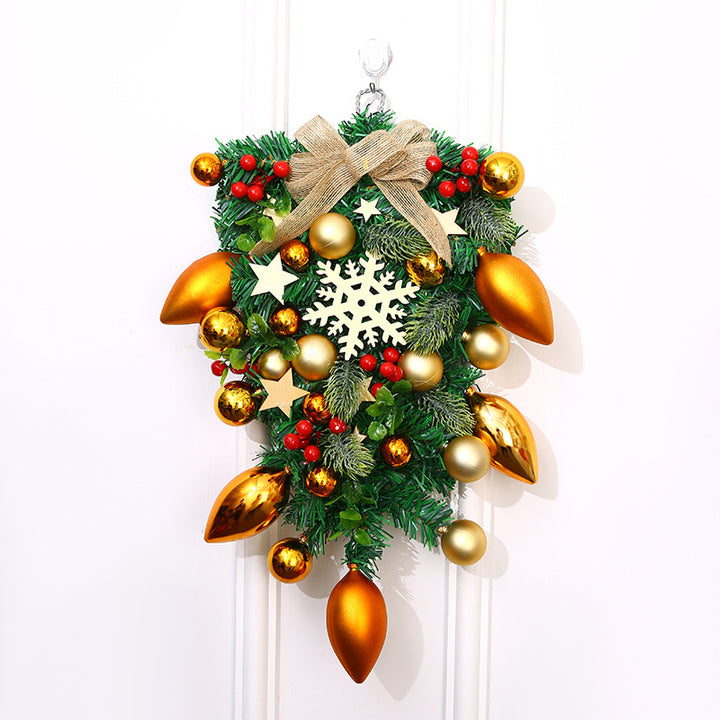 Festliche Weihnachtskranz Dekoration Karnz