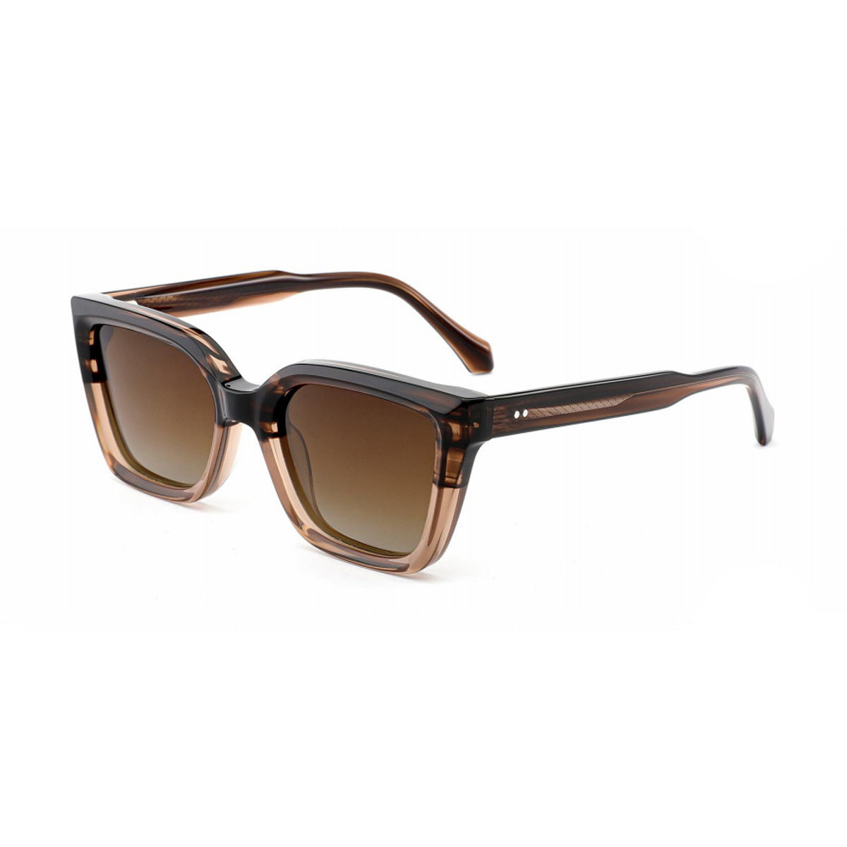 Damen modische Freizeit-Sonnenbrille mit künstlerischem Rahmen und UV-Schutz Karnz