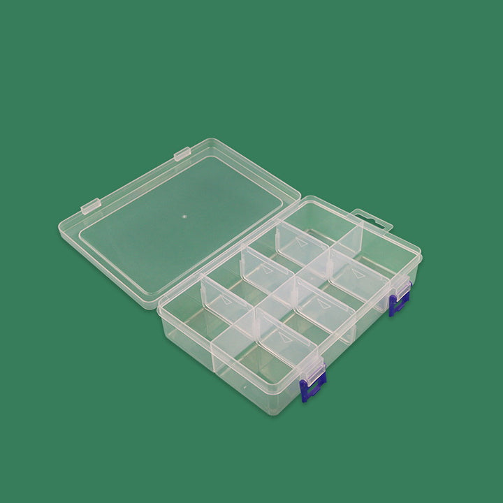 Multi-Compartment Craft Supply Storage Box mit sicheren Riegeln Karnz