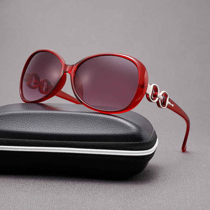 Damen Oversized Sonnenbrille mit UV-Schutz und trendigem Design Karnz
