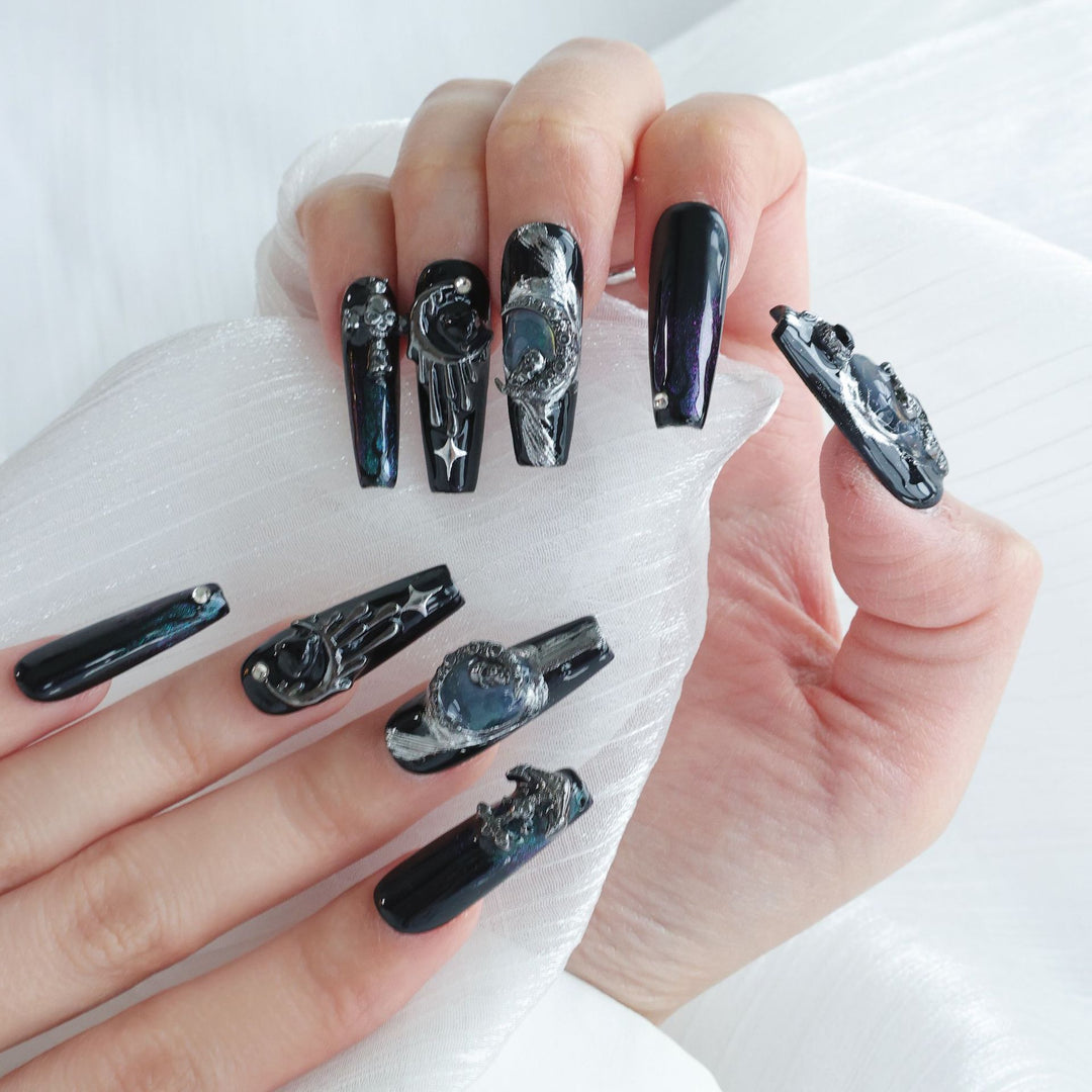 Gothic Fantasy Press-On Nagelkunst Set