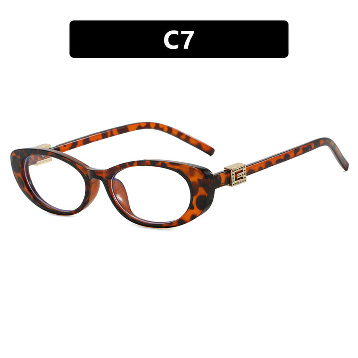 Damen elegante Cat-Eye Sonnenbrille mit feinen Akzenten Karnz
