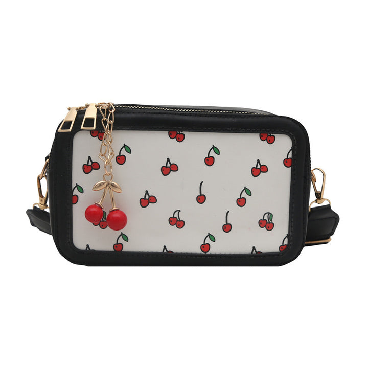 Fun Kirschenmotiv Umhängetasche Karnz