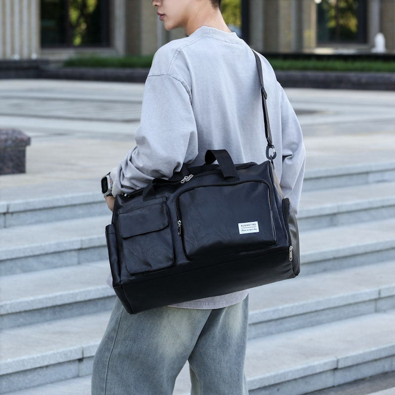 Haltbare Vintage-Leder-Reisetasche Karnz