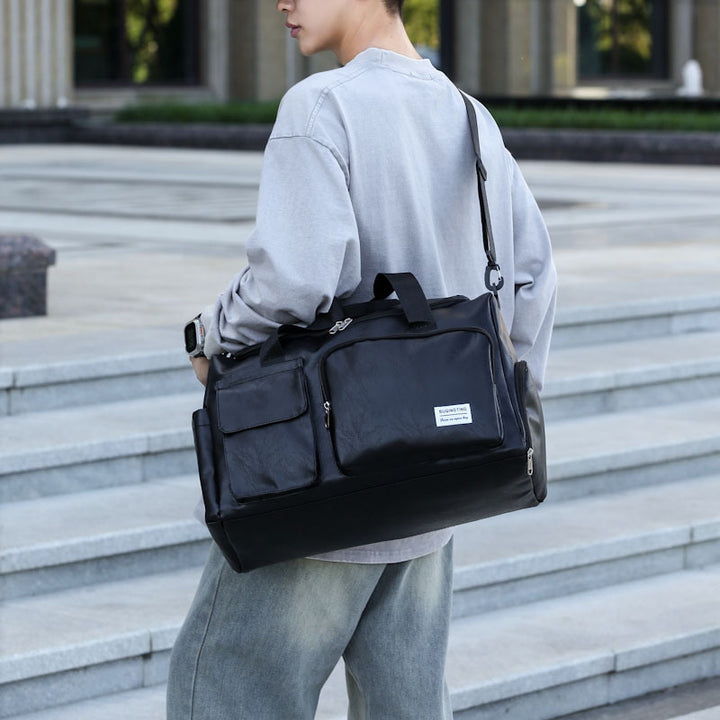 Haltbare Vintage-Leder-Reisetasche Karnz
