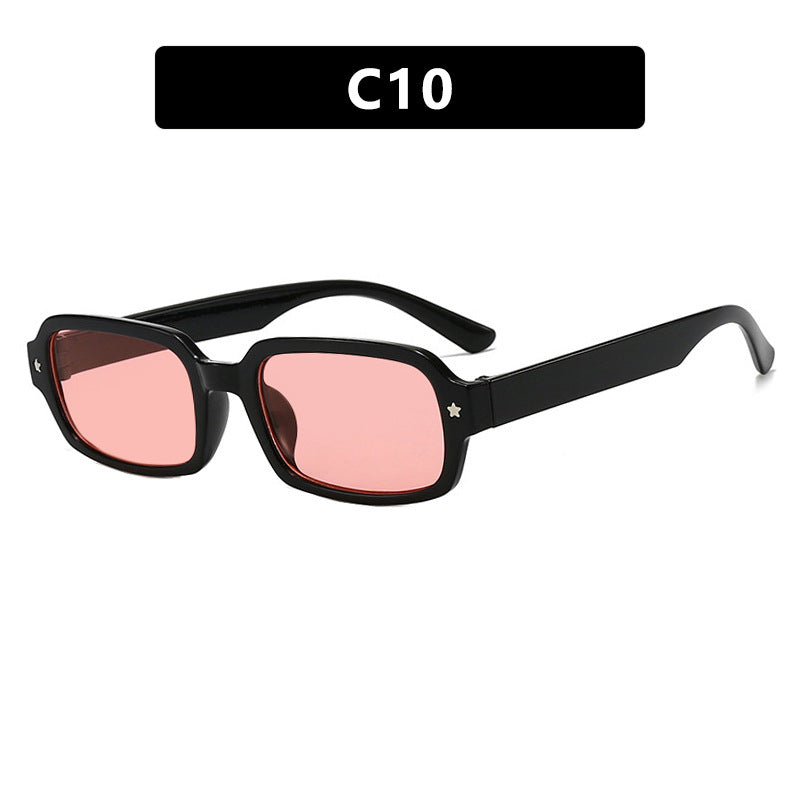Damen modische Rechtecksonnenbrille mit herausragendem Design und schützendem UV-Filter Karnz