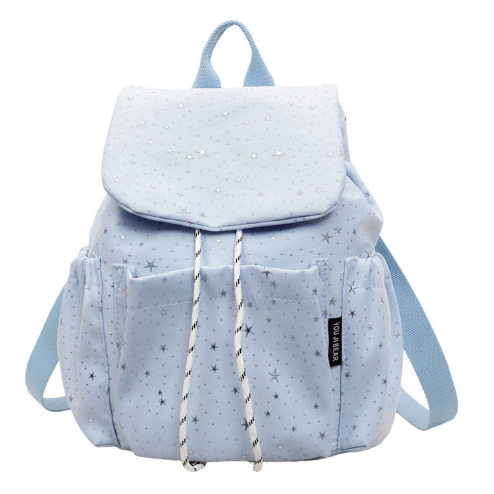 Sternen-mustered lässiger Kordelzug-Rucksack Karnz