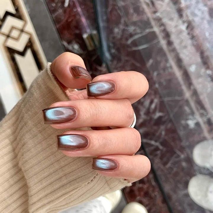 Iridescent Press-On Nagelset