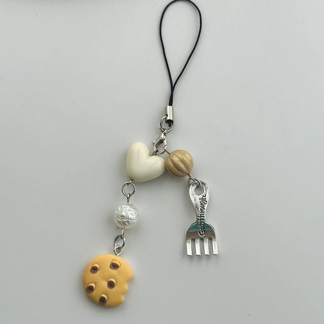 Verspielter food-themed Charm Schlüsselanhänger Karnz