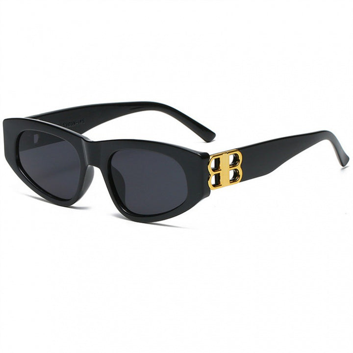 Elegante futuristische Rahmen-Sonnenbrille Karnz