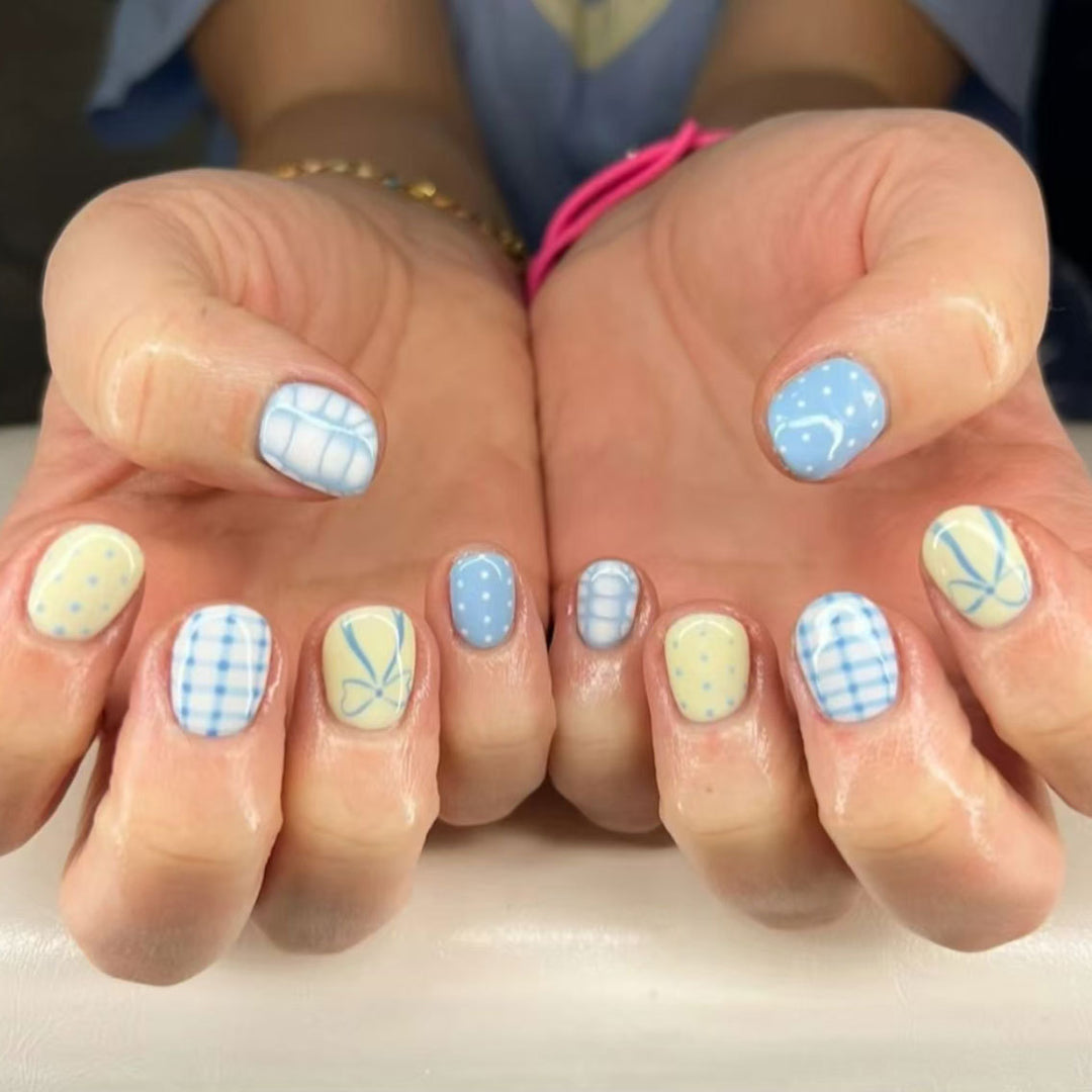 Kreatives Muster Nagelkunst