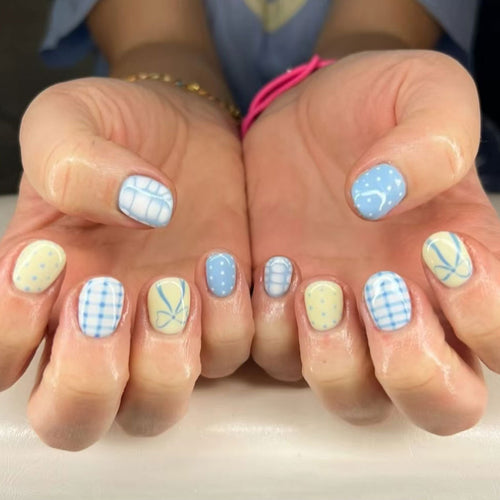 Kreatives Muster Nagelkunst