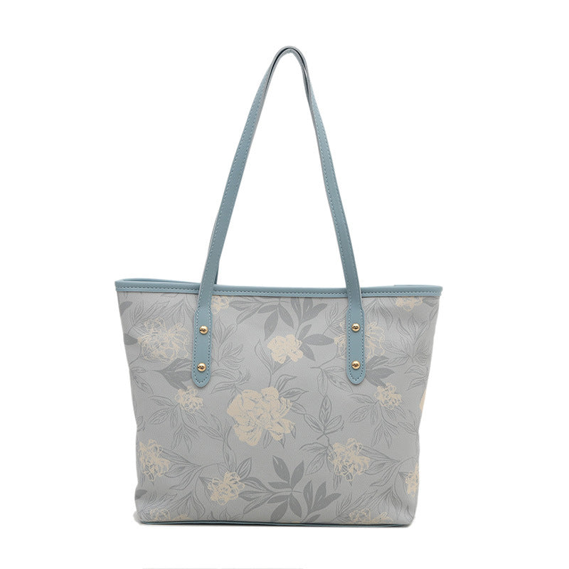 Blumenmuster Tote Bag Karnz