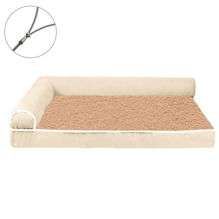 Genoppte Plüsch Loungebett Hundebett