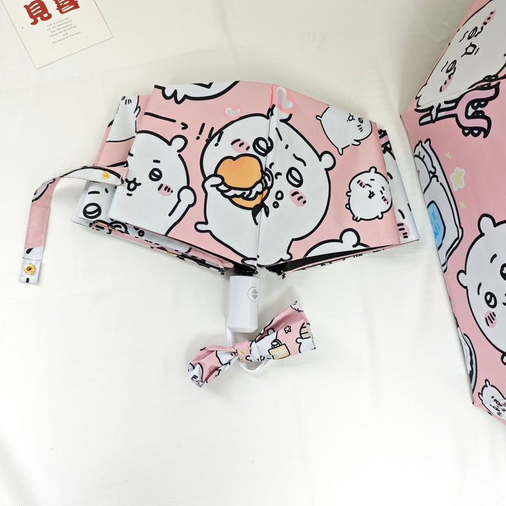 Damen Faltbarer Regenschirm mit humorvollem Tierdesign Karnz