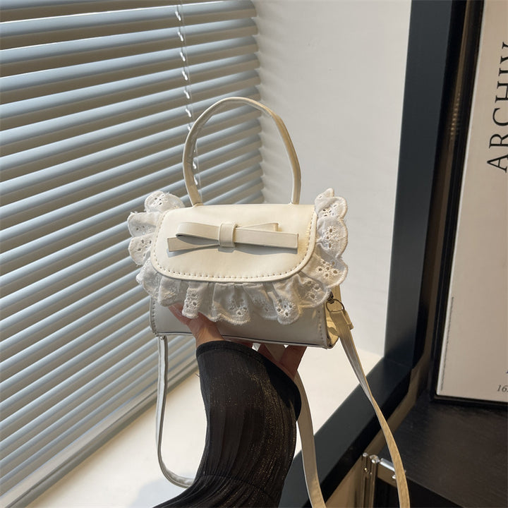 Elegante Rüschenschleifen-Crossbody-Handtasche Karnz