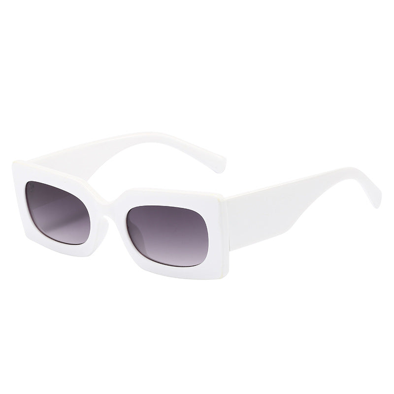 Damen modische Sonnenbrille im kantigen Design Karnz