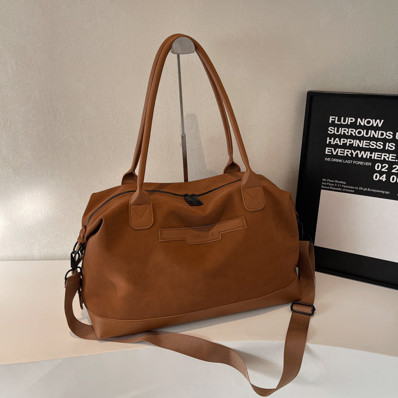 Stylische Leder Reisetasche