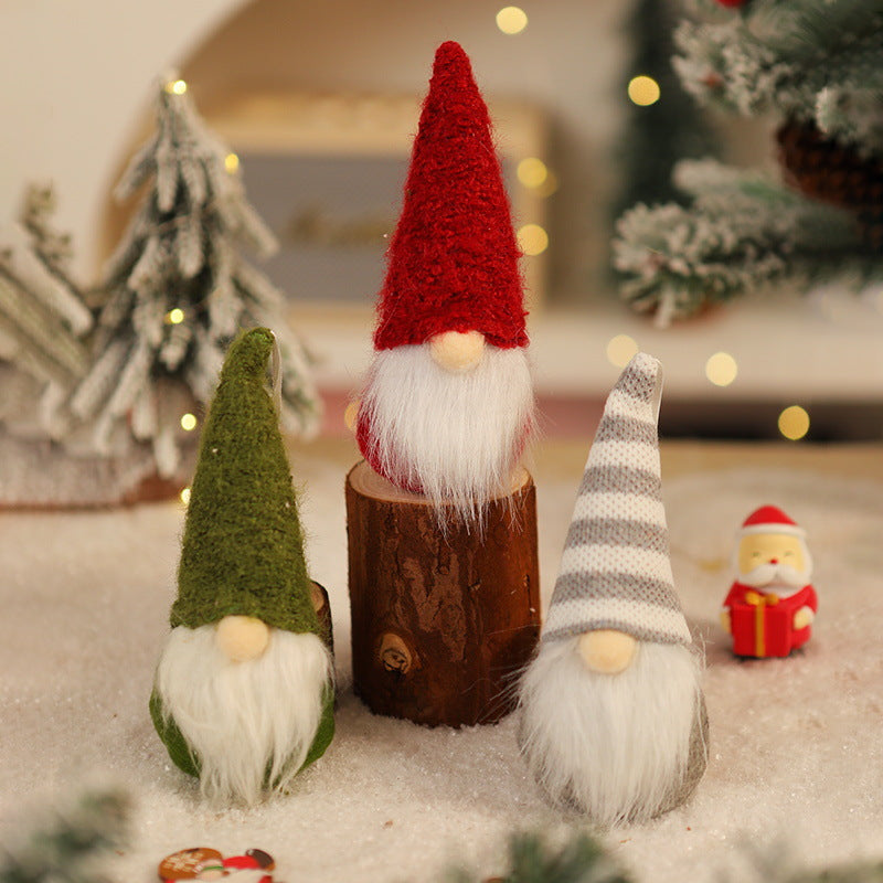Dekorative Weihnachtsgnom Figur Karnz