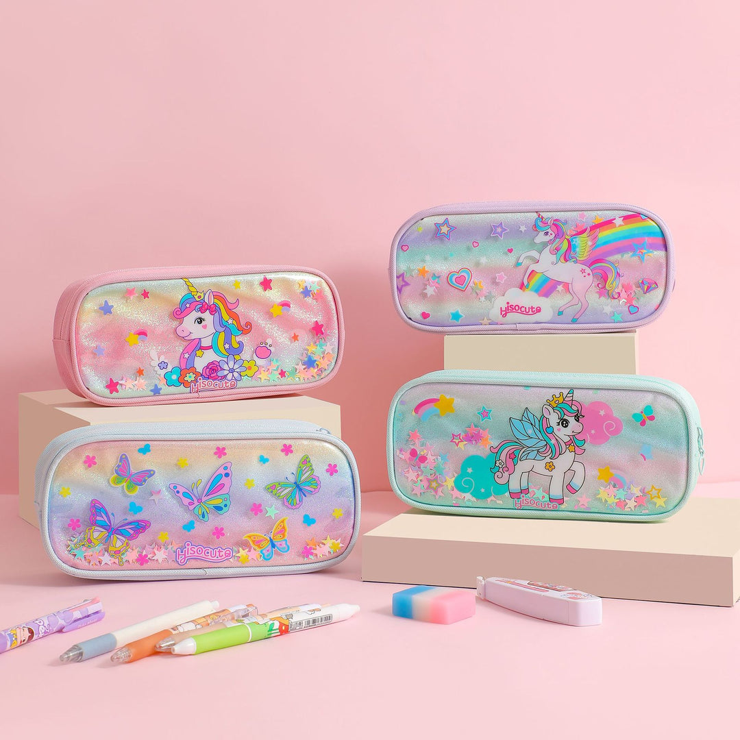 Stylische Einhorn-Theme Federmäppchen
