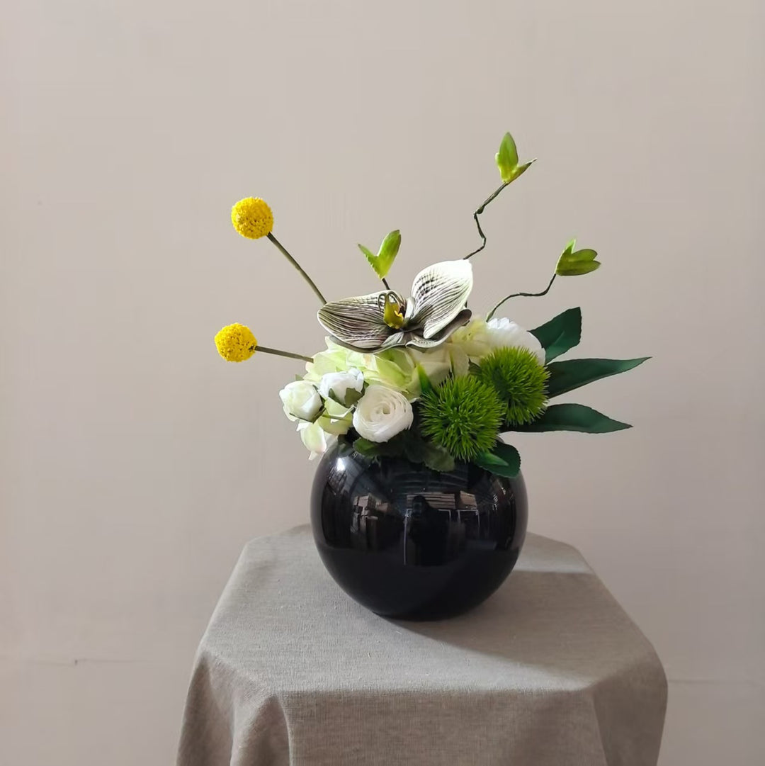 Elegante florale Mittelstück
