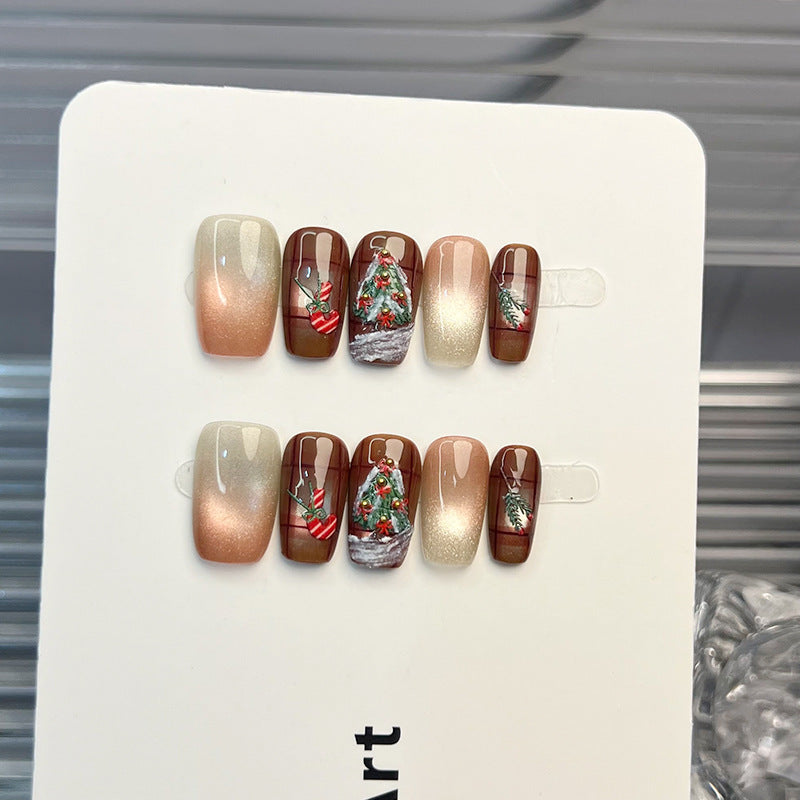 Elegantes Themenurlaub Press-On Nagel Set