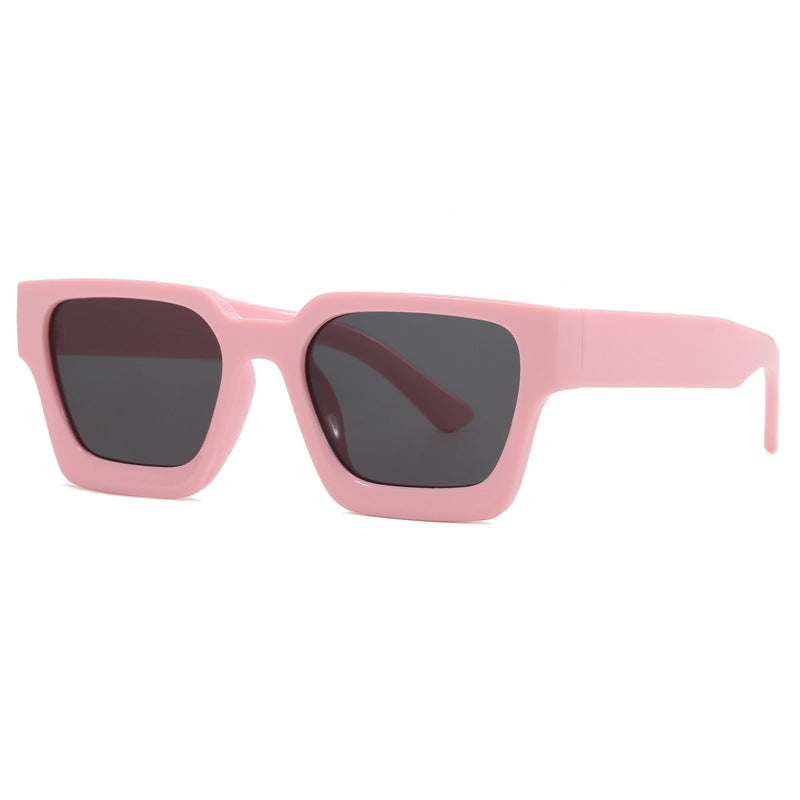 Damen Modische Oversized-Sonnenbrille mit quadratischem Rahmen Karnz