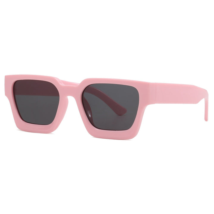 Damen Modische Oversized-Sonnenbrille mit quadratischem Rahmen Karnz