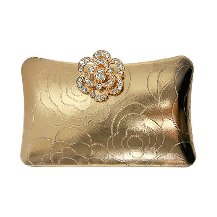 Elegante floral verzierte Abend Clutch