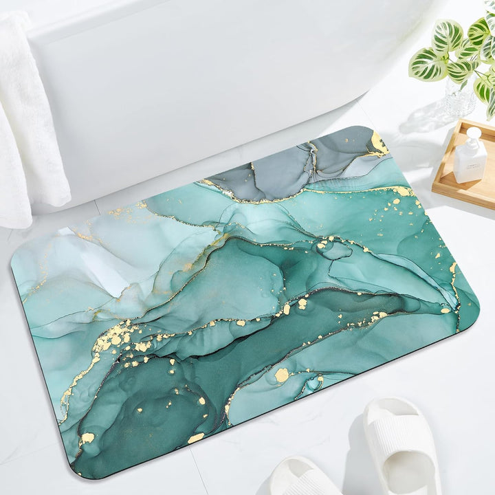 Luxuriöse abstrakte Marmor-Design-Badmatte