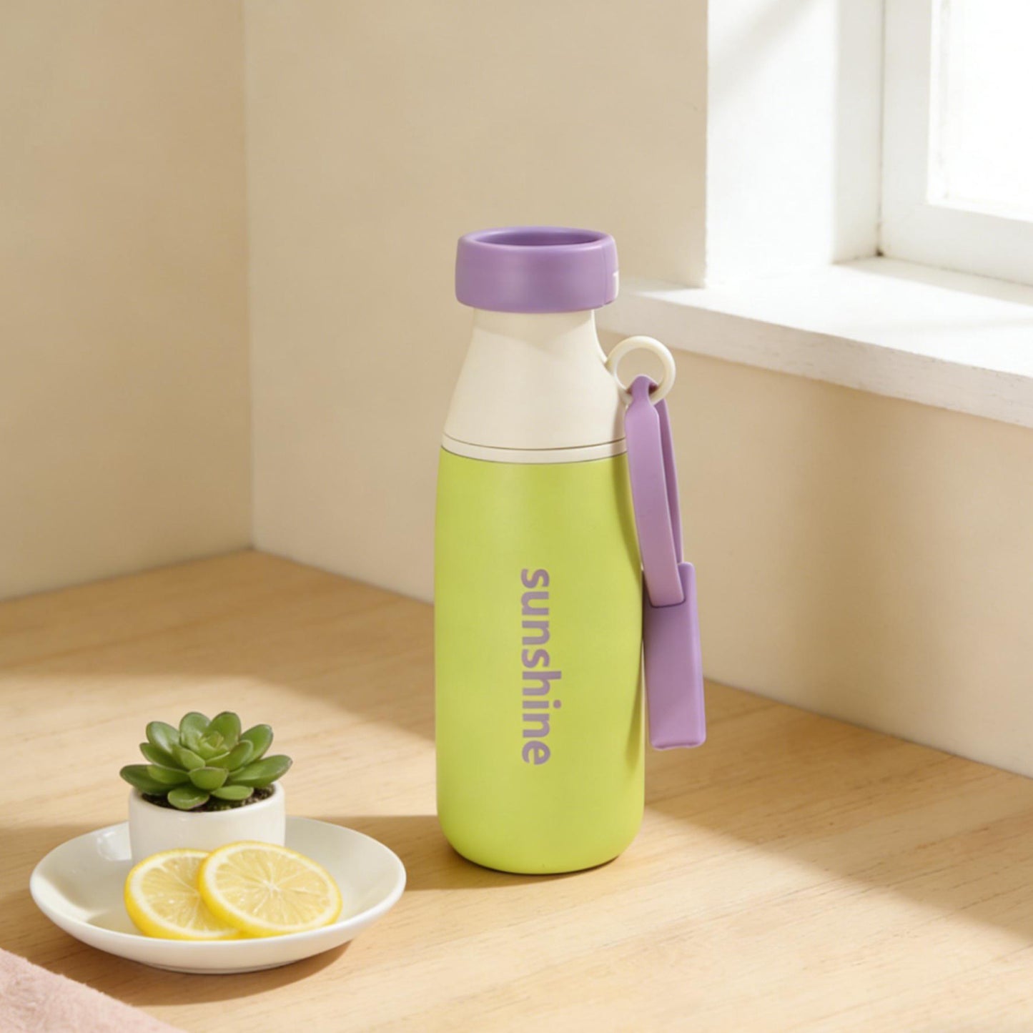 Damen Isolierte und strapazierfähige Sporttrinkflasche Karnz