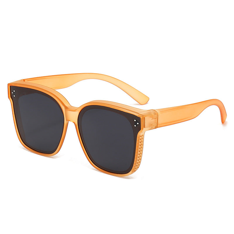 Moderne quadratische Rahmen-Sonnenbrille