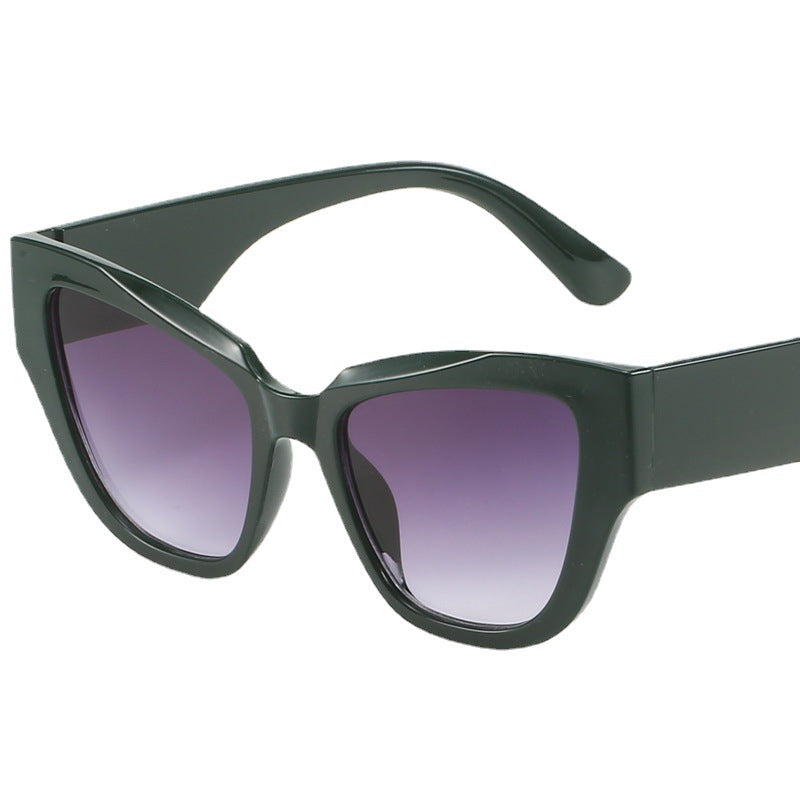 Damen Cat-Eye-Sonnenbrille mit extravagantem Leopardenmuster Karnz