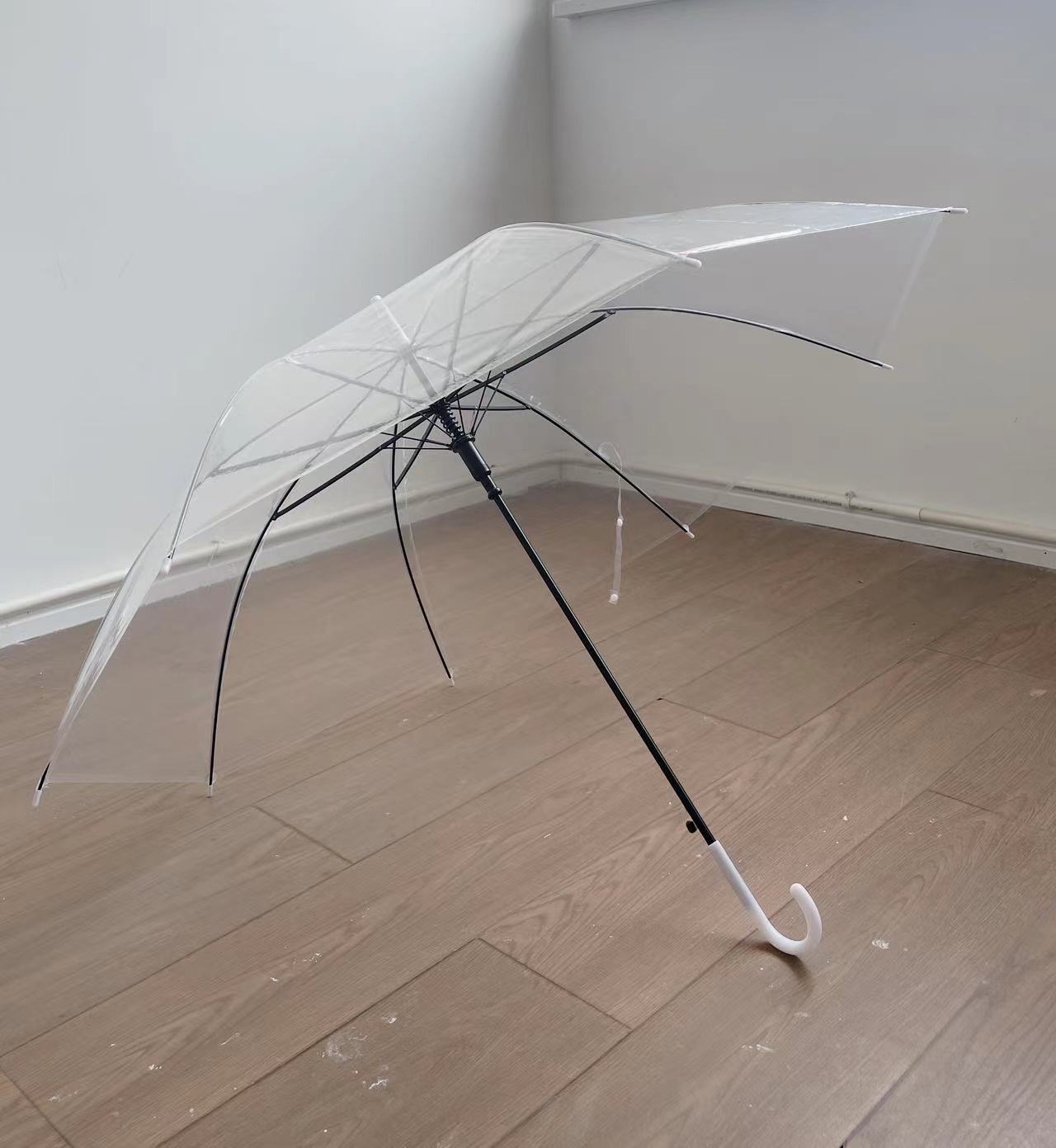 Unisex Automatischer Transparent-Regenschirm Karnz