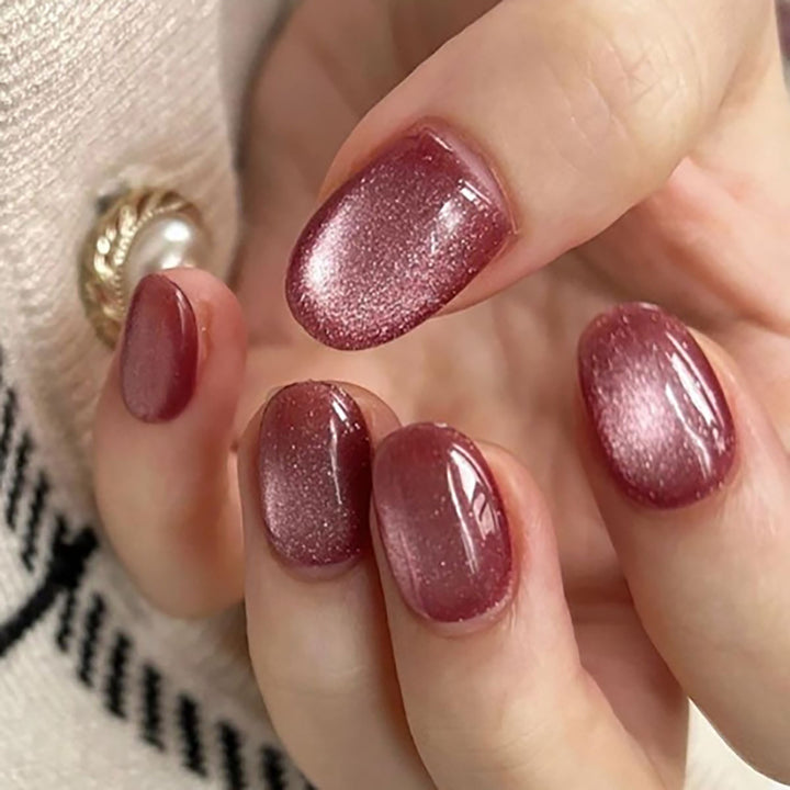 Glänzendes Press-On Nagelset