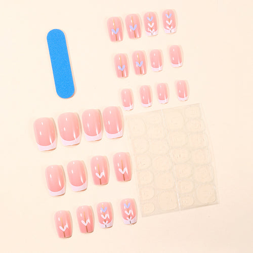 Elegante florale Acryl-Nagelkunstverlängerungen Karnz 1789713398