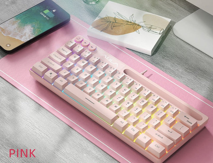 Drahtlose RGB ultraflache mechanische Tastatur Karnz