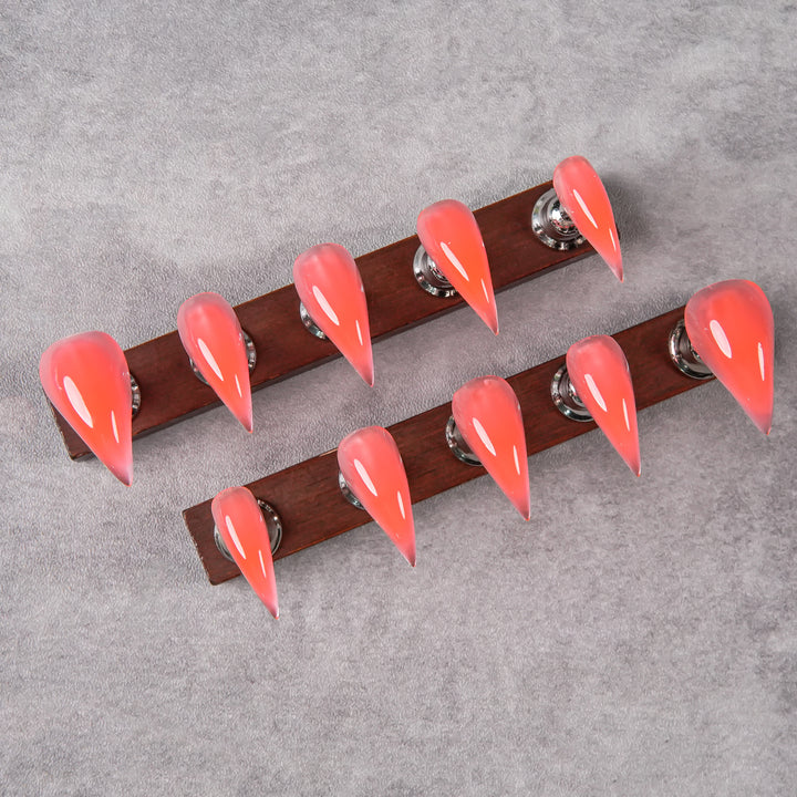 Stiletto-förmige Press-On-Nagelverbesserungs-Set