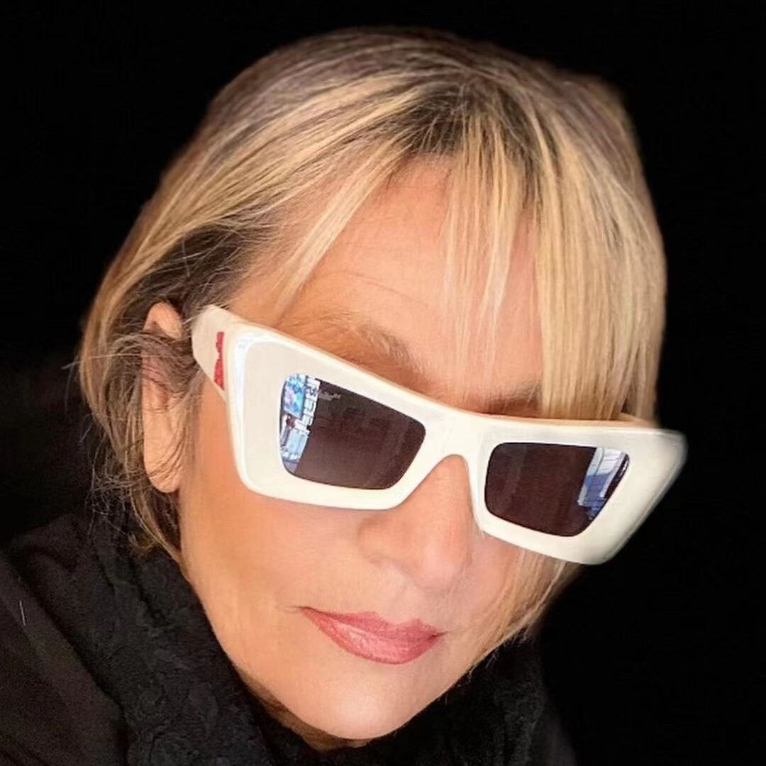 Damen trendige Sonnenbrille mit kantigem Design Karnz