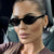 Damen Cat-Eye Sonnenbrille mit elegantem Tragetaschen-Design Karnz