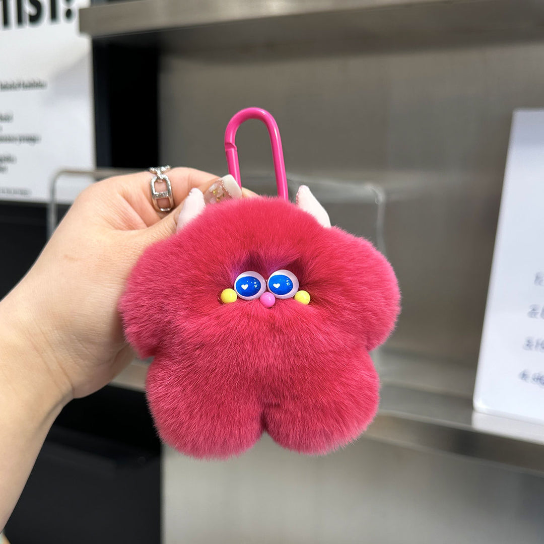 Flauschige Charakter Schlüsselanhänger Charm Karnz