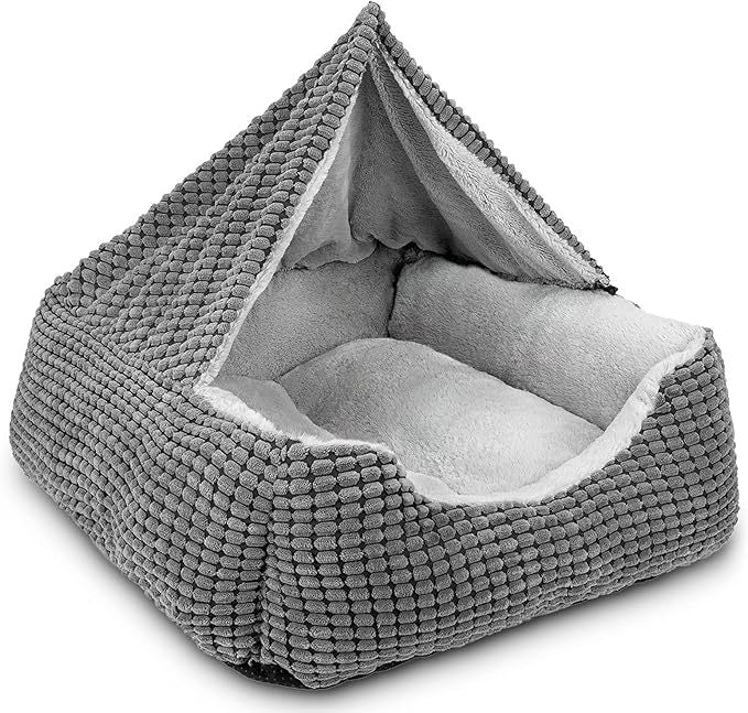 Plüsch-Dreieck-Hideaway-Hundebett