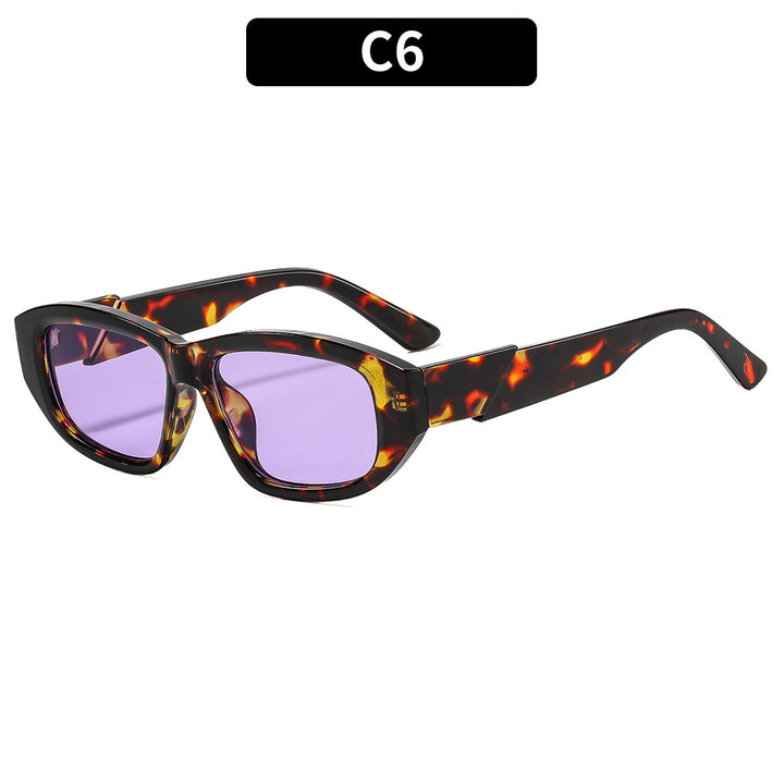 Eckige Retro-Sonnenbrille