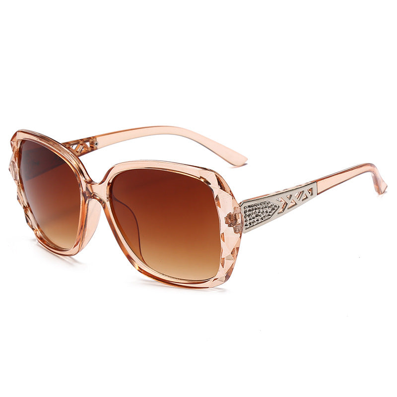 Damen Sonnenbrille im luxuriösen Glamourstil Karnz