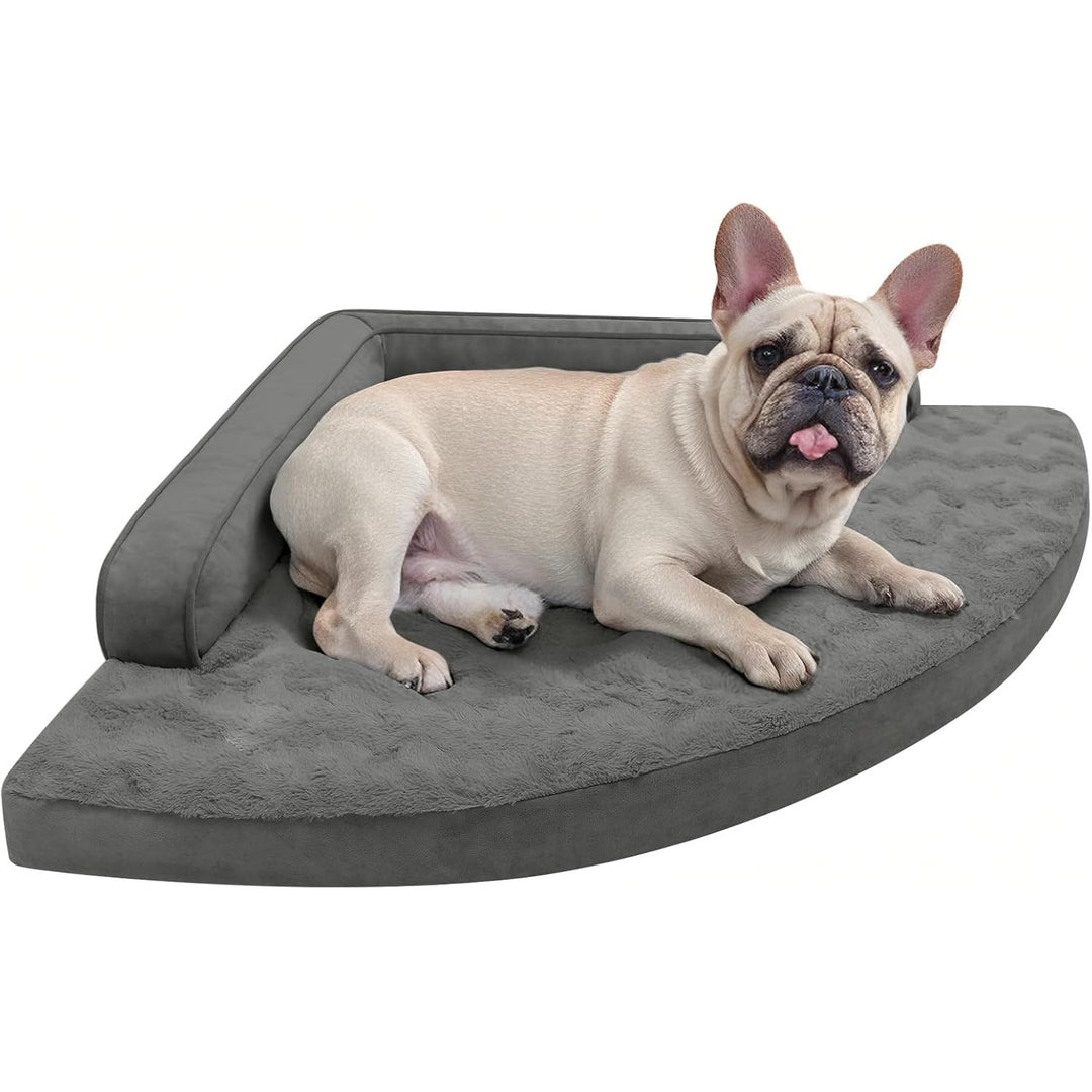 Crescentförmiges orthopädisches Hundebett