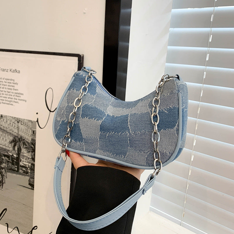 Denim Clutch